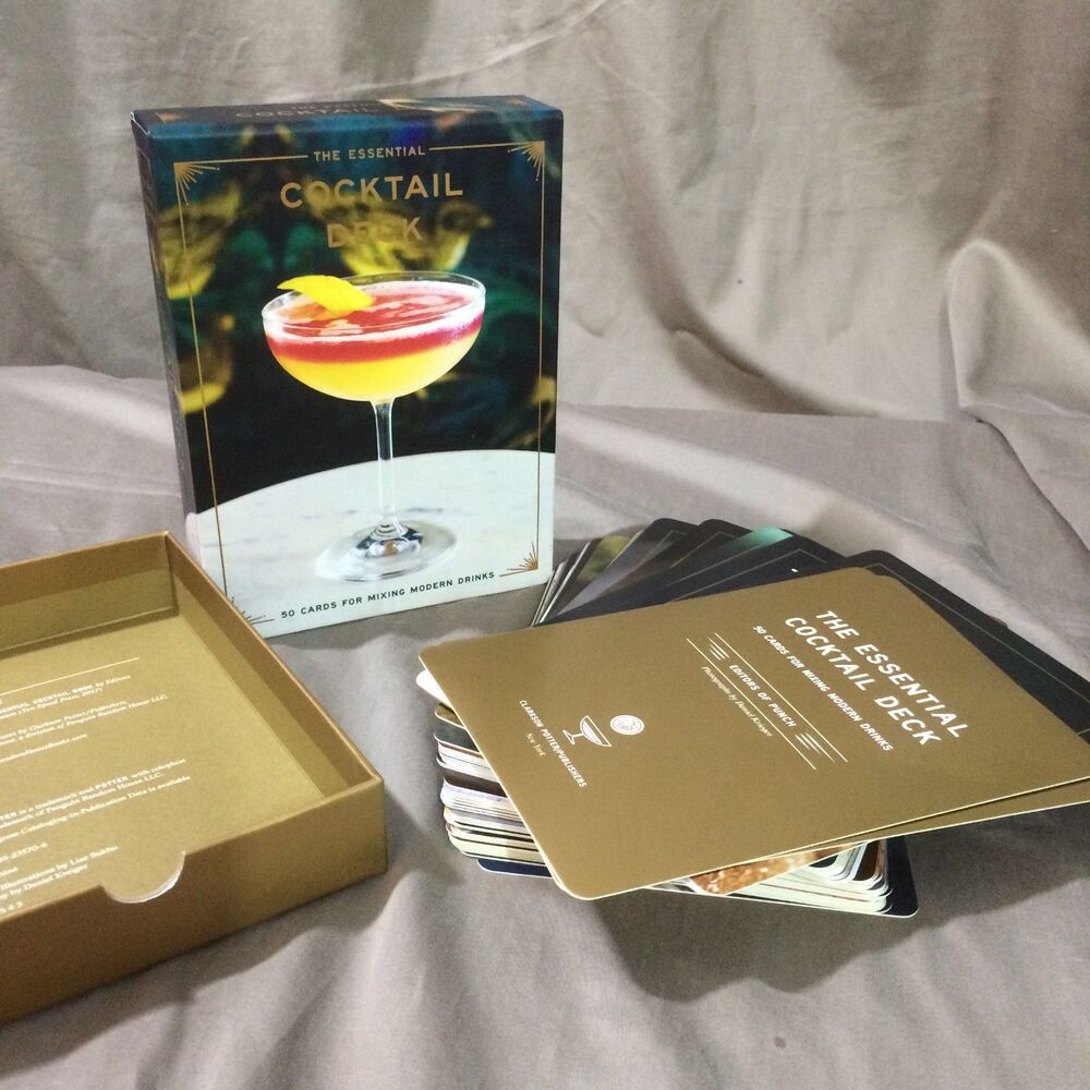 The Essential Cocktail Deck 50 Cards For Mixing Modern Drinks Clarkson Potter
